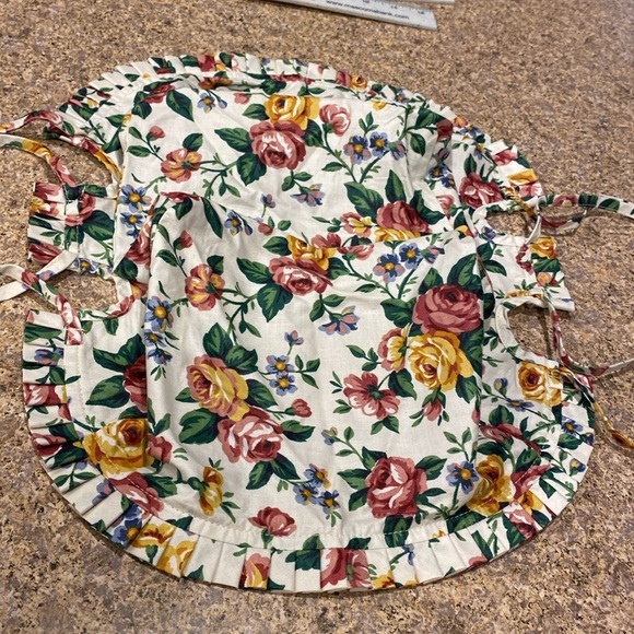 Longaberger Cake Basket Fabric Garden Splendor Floral Liner USED - Picture 12 of 17